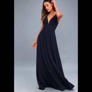 Lulus Navy Formal Gown